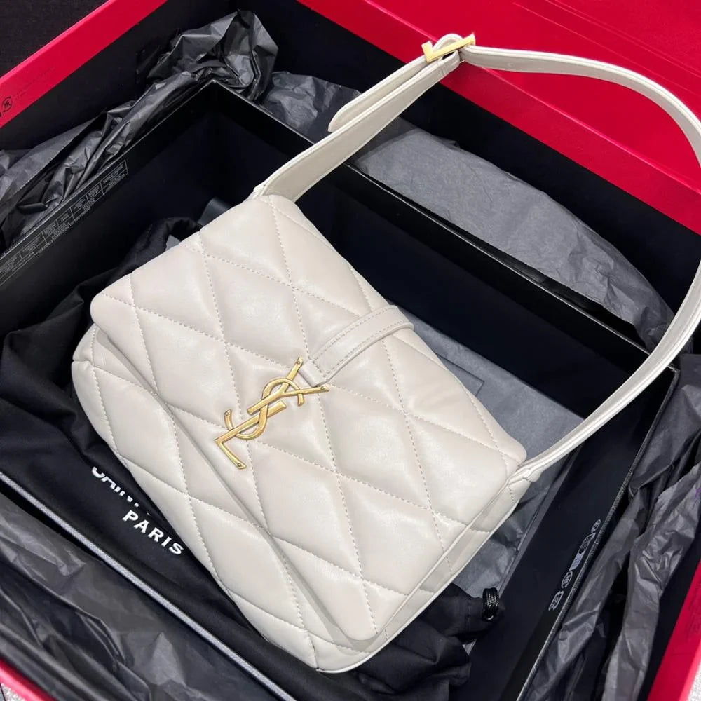 Saint Laurent Le 57 Matelassé Kapitone Deri Omuz Çantası - Glimmer of Luxury