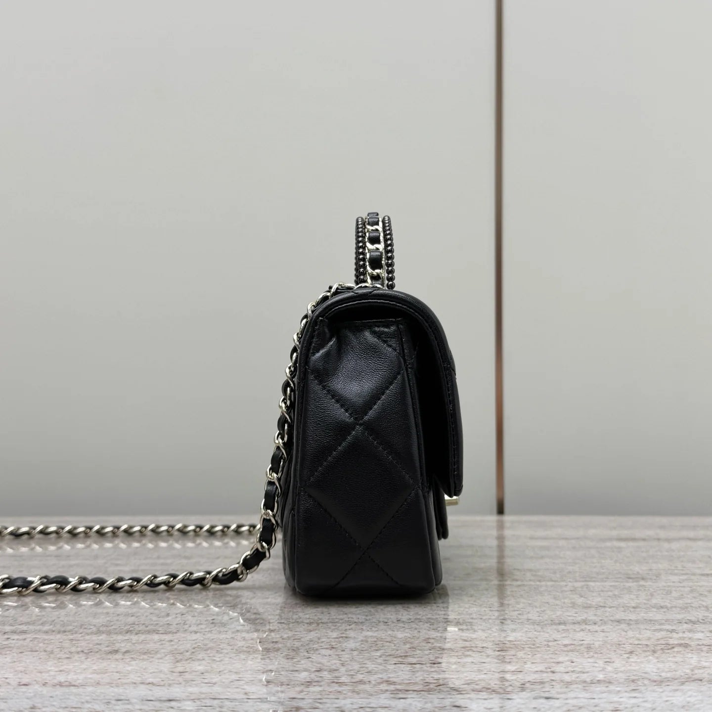 25C Üst Saplı Mini Kapaklı Çanta - Glimmer of Luxury