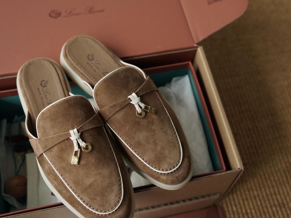 Loro Piana Charms Walk Babouche Loafer