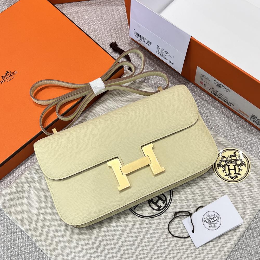 Hermès Constance Elan Epsom Chalk