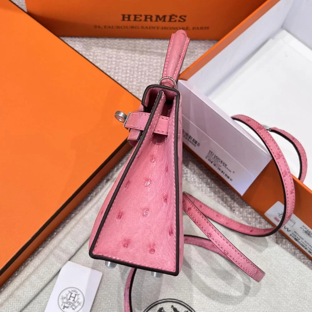 HERMES KELLY 20 MINI SELLIER ANEMONE EPSOM GOLD HARDWARE