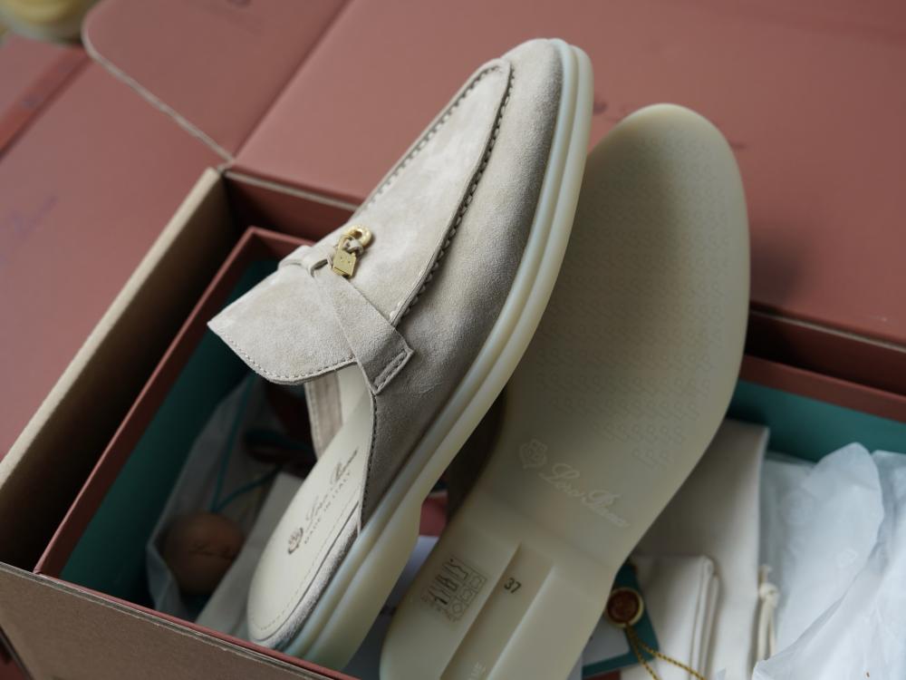 Loro Piana Charms Walk Babouche Loafer