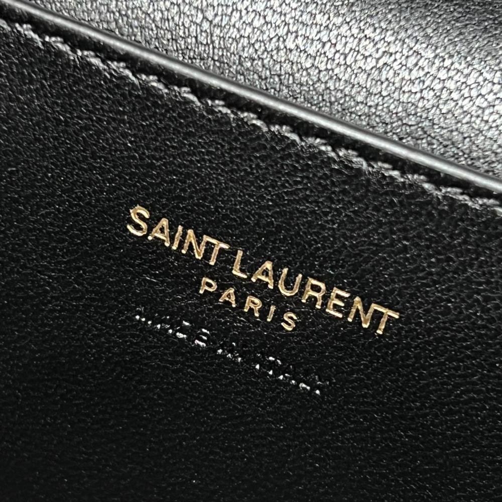 Saint Laurent Gaby Kuzu Derisinden Makyaj Çantası