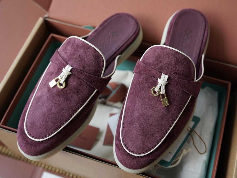 Loro Piana Charms Walk Babouche Loafer