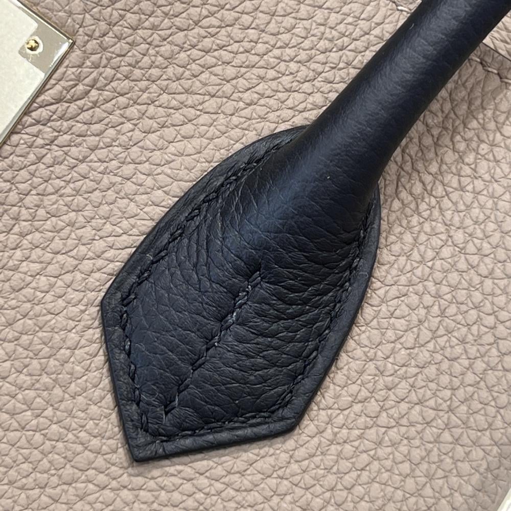 Hermès Birkin 35 HSS Etoupe and Black Togo