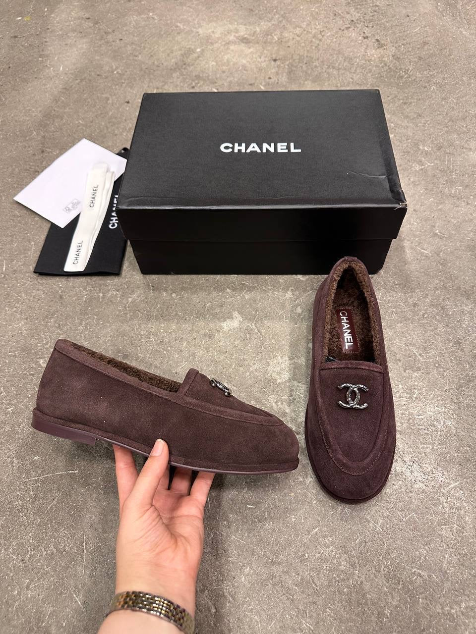 Chanel S24 Kürklü Mokasen - Glimmer of Luxury