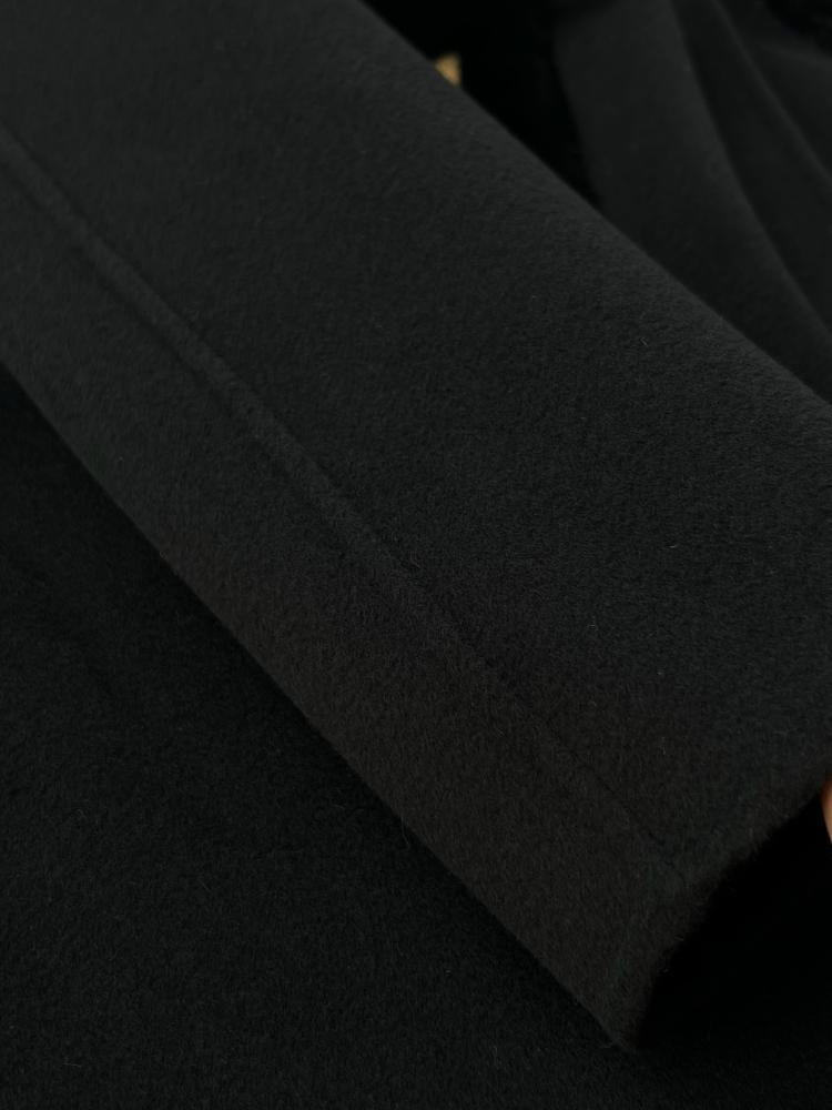 Fendi Belted Wool Coat – Fur Pocket