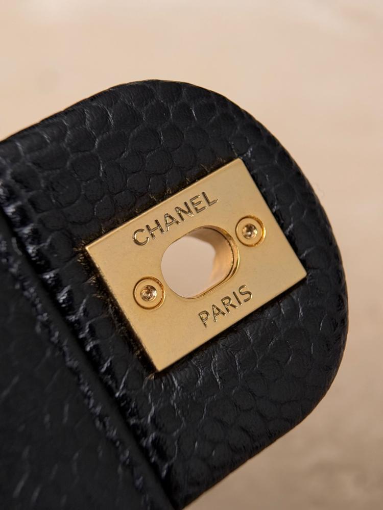 Chanel 26C Mini Classic Flap Bag – Black Caviar Leather