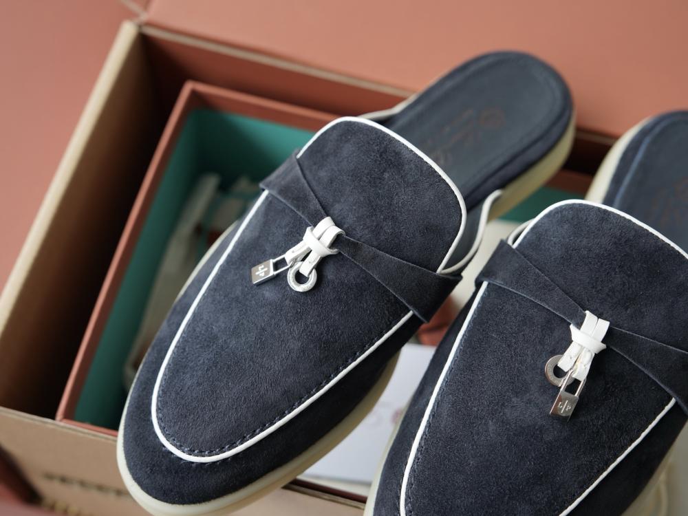 Loro Piana Charms Walk Babouche Loafer