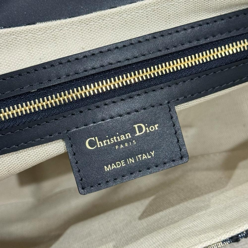 Dior Askılı Saddle Bag Mavi Dior Oblique Jakarlı