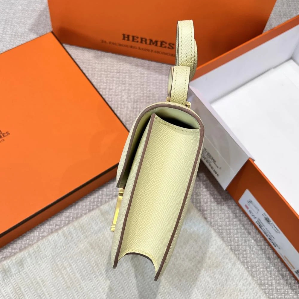 Hermès Constance Elan Epsom Chalk