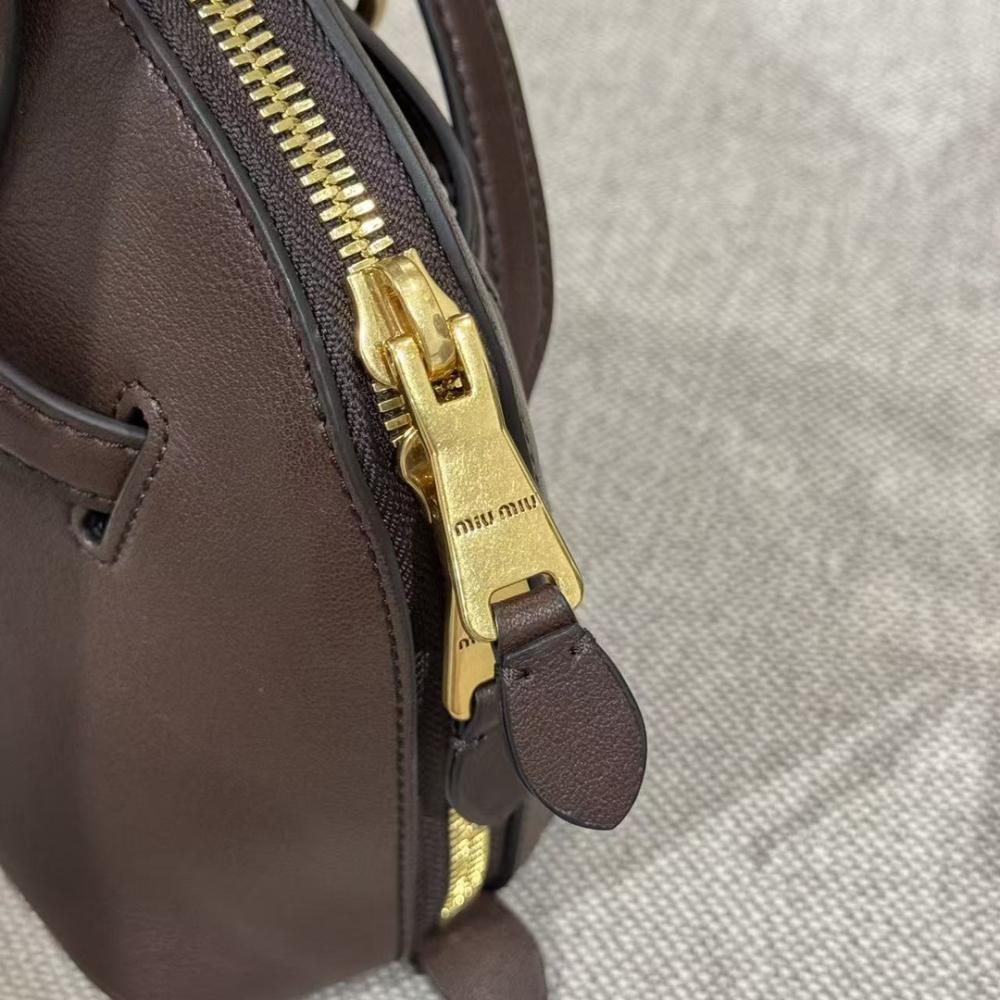 Miu Miu Aventure Top Handle Nappa Leather Bag 