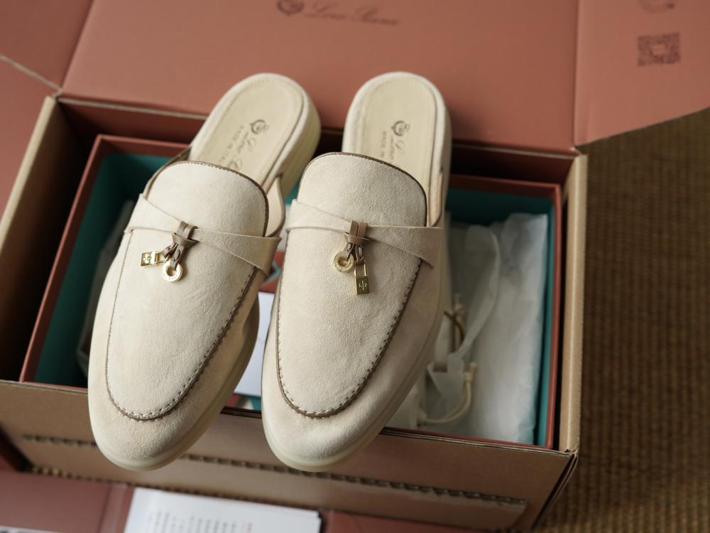 Loro Piana Charms Walk Babouche Loafer
