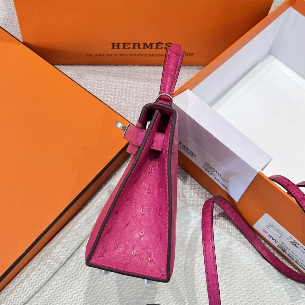 HERMES KELLY 20 MINI SELLIER ANEMONE EPSOM GOLD HARDWARE