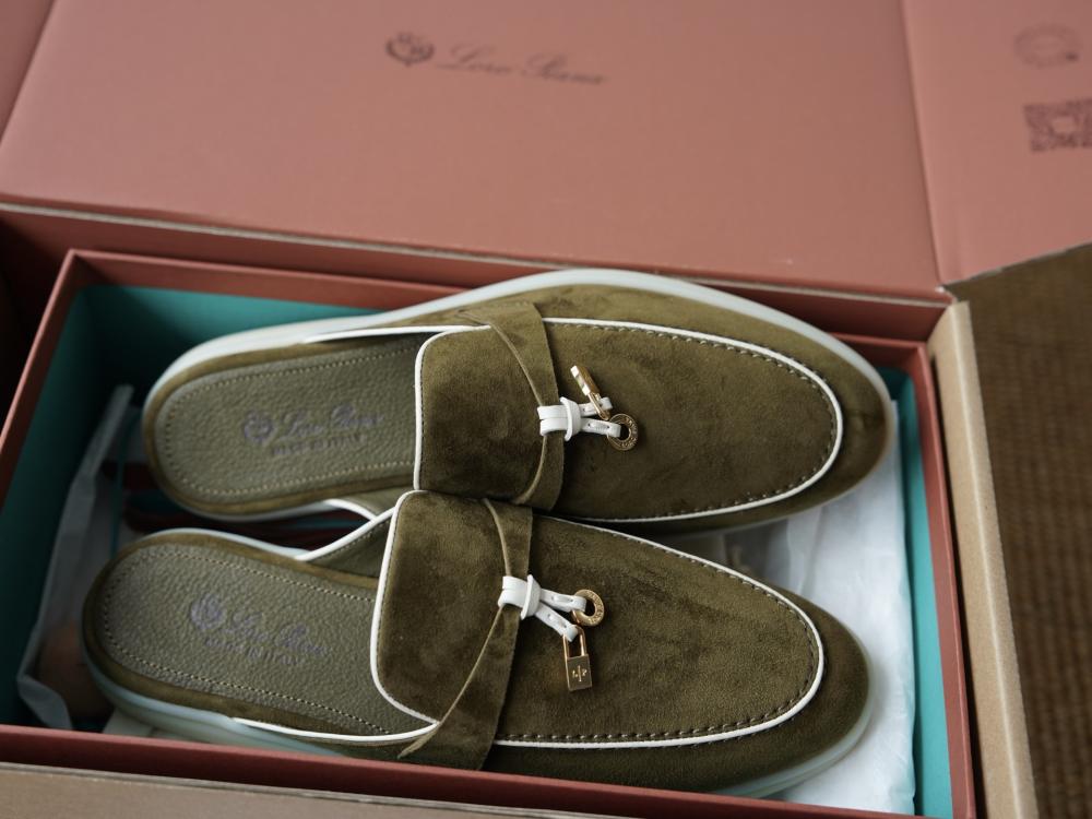 Loro Piana Charms Walk Babouche Loafer