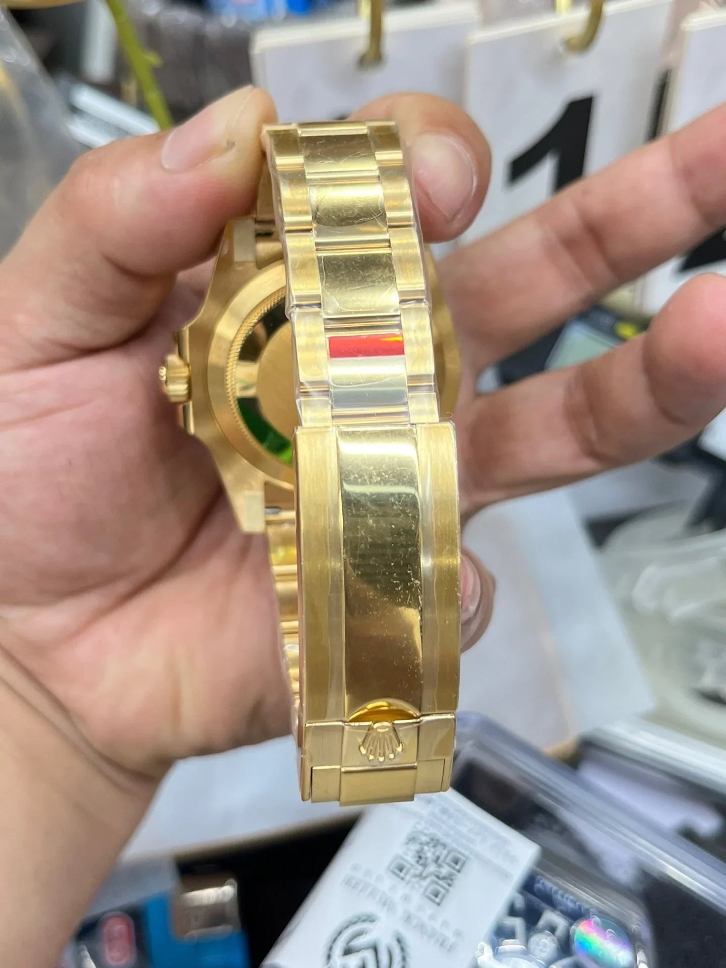 Rolex Submariner Altın Mavi Saat - Glimmer of Luxury