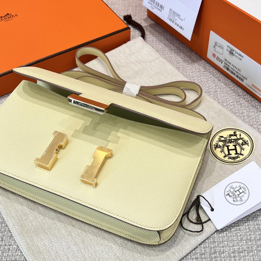 Hermès Constance Elan Epsom Chalk