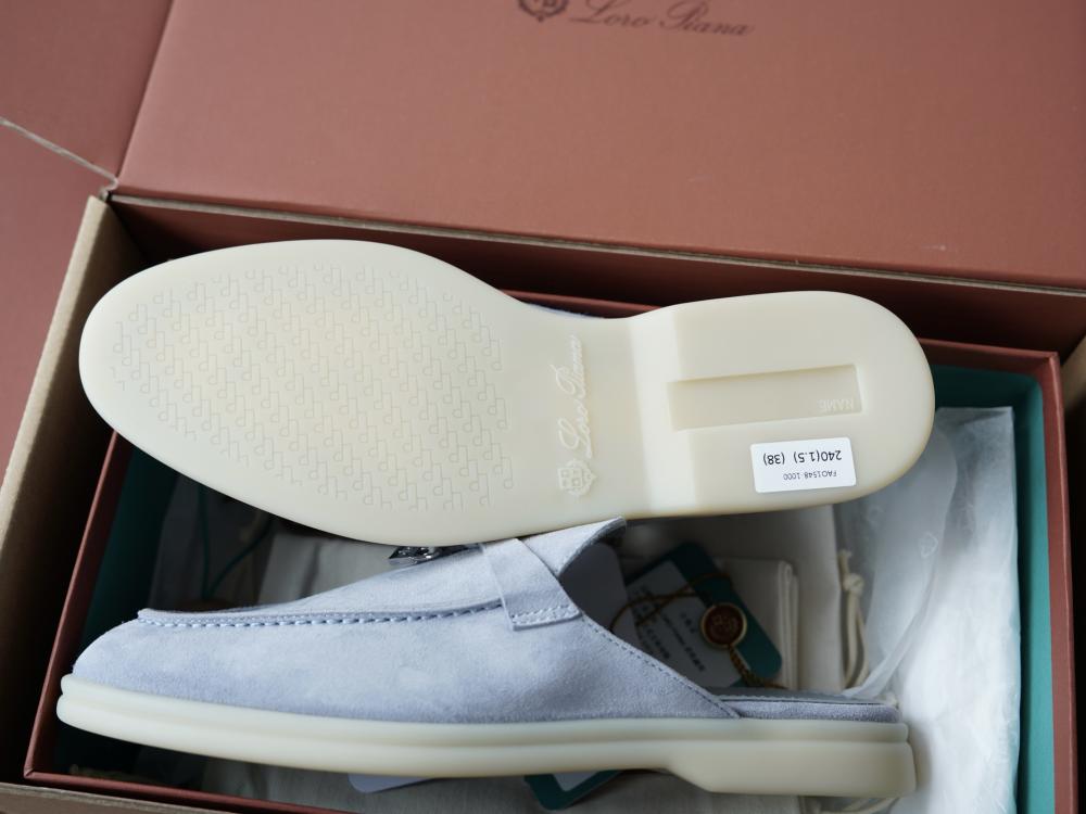 Loro Piana Charms Walk Babouche Loafer