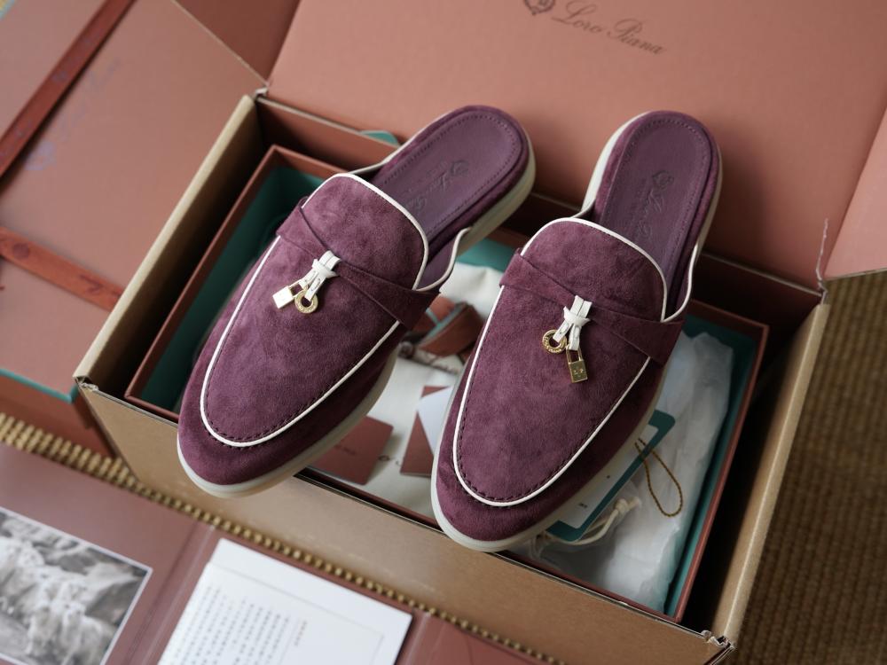 Loro Piana Charms Walk Babouche Loafer