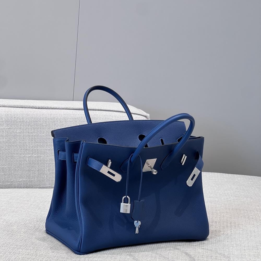 Hermès Birkin 35 Prusya Mavisi Togo