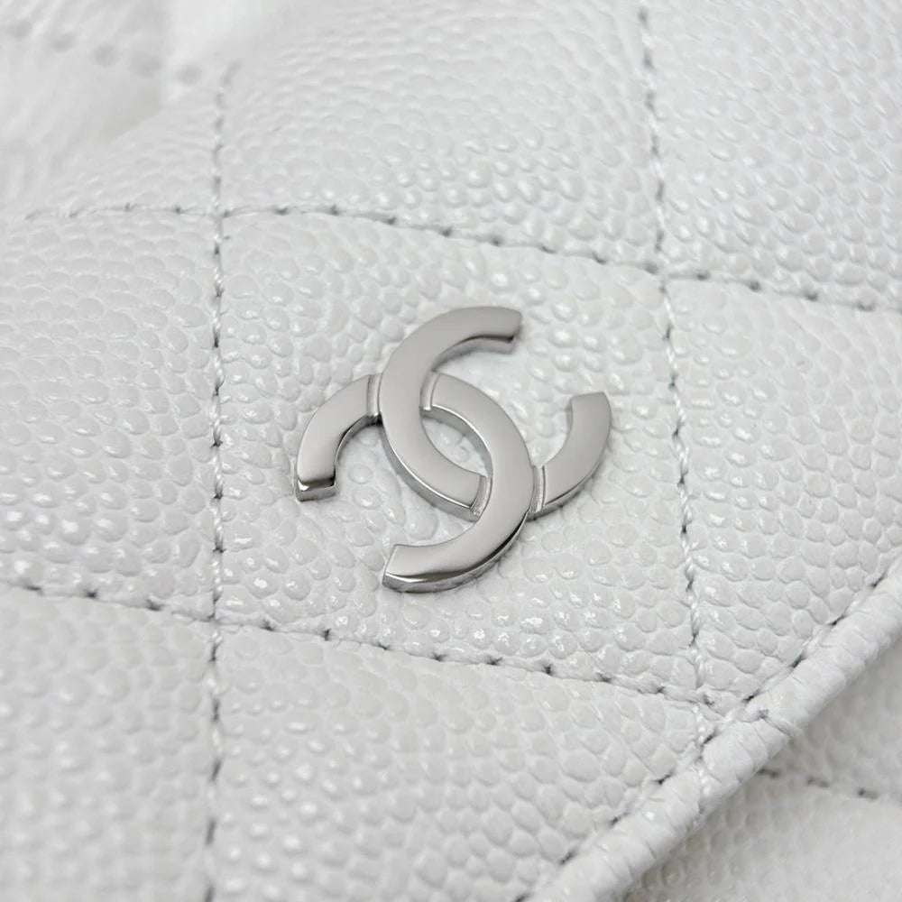 Chanel Quilted Small CC Daily Backpack Black Caviar Light Gold Hardware