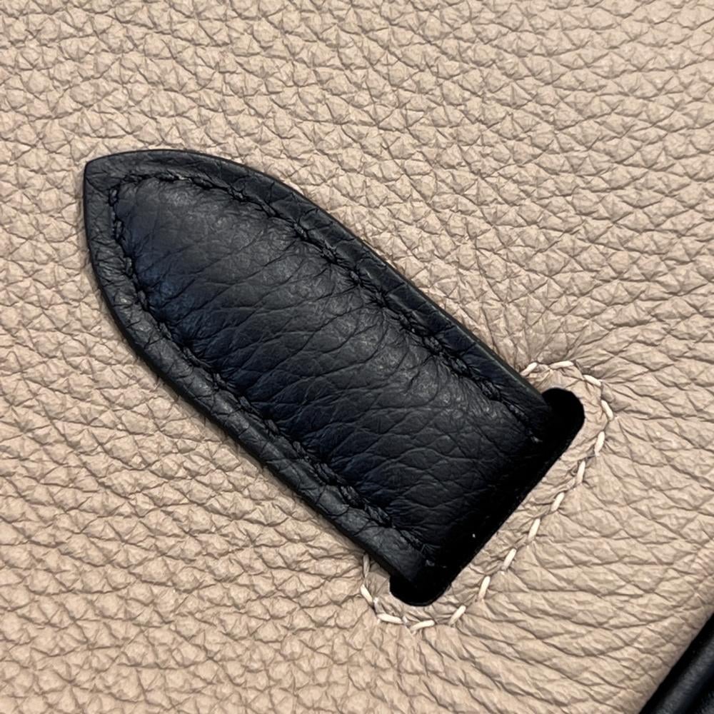 Hermès Birkin 35 HSS Etoupe and Black Togo