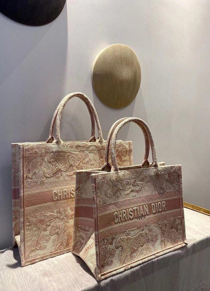 Christian Dior Book Tote Pudra Renk - Glimmer of Luxury