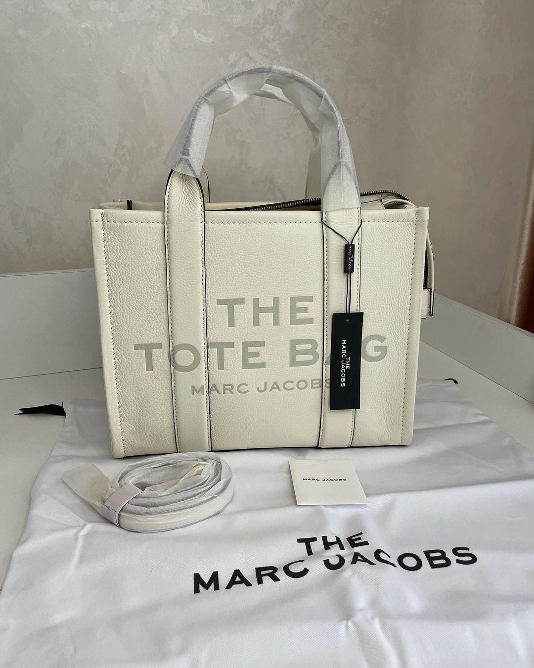 Marc Jacobs The Tote Bag Beyaz - Glimmer of Luxury
