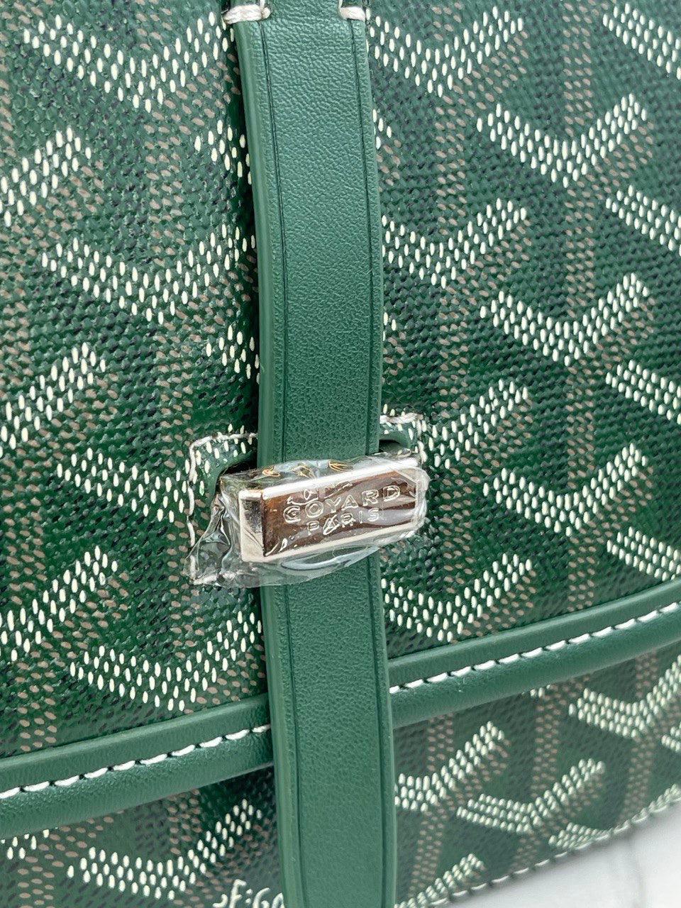 Goyardine Belvedere II PM Messenger Çanta Yeşil - Glimmer of Luxury