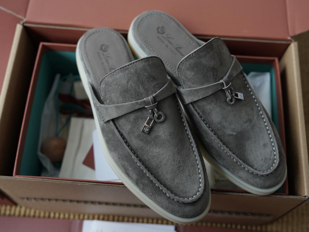 Loro Piana Charms Walk Babouche Loafer