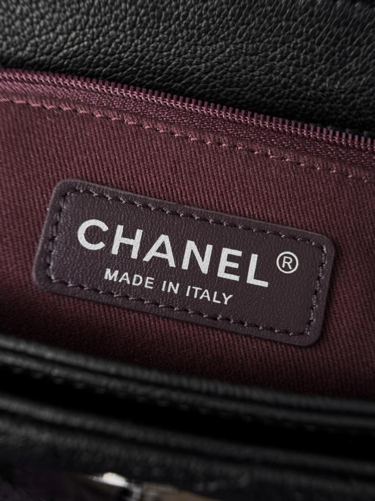 Chanel Bombay Bag – Black Quilted Leather