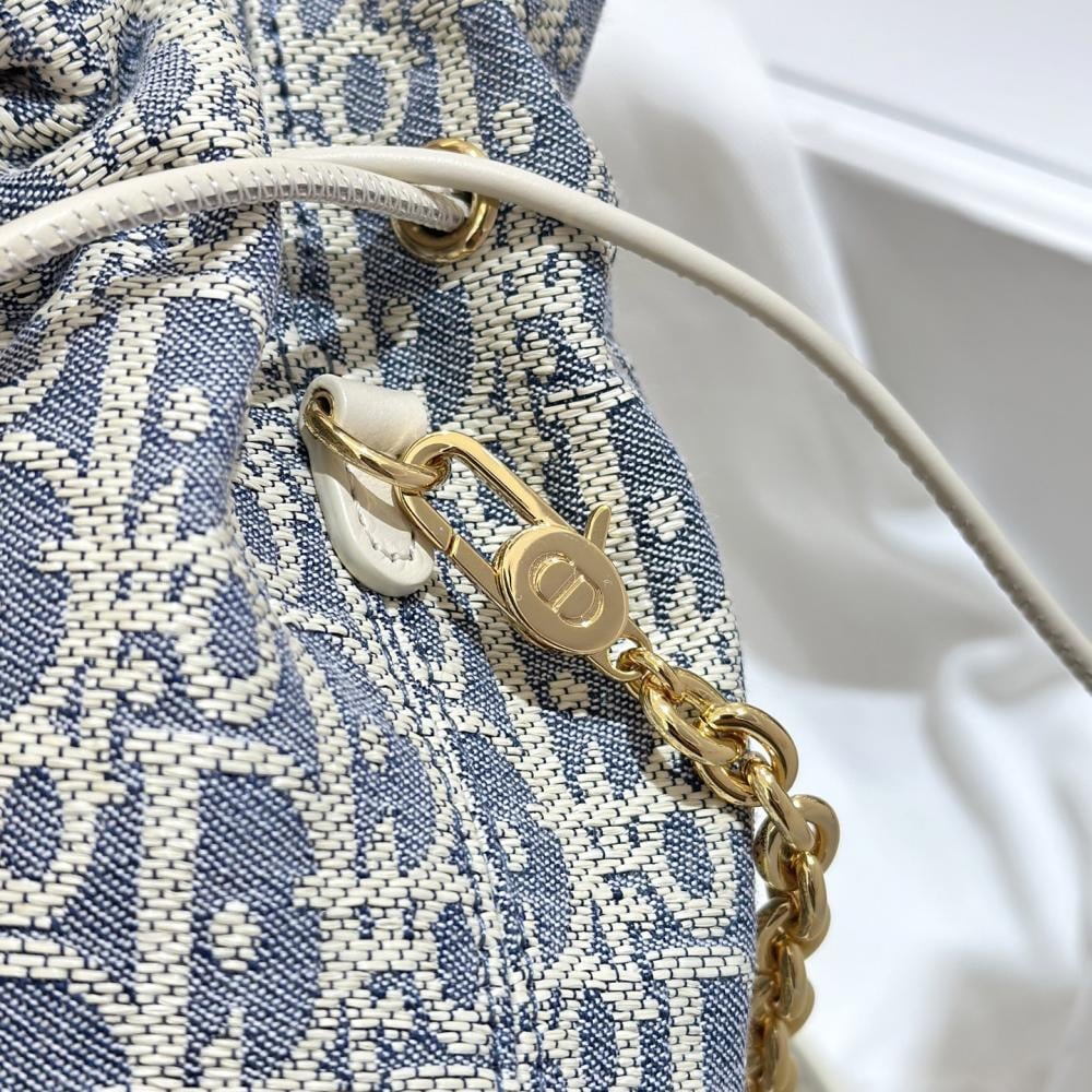 Dior 30 Montaigne Mini Lace-Up Bucket Bag