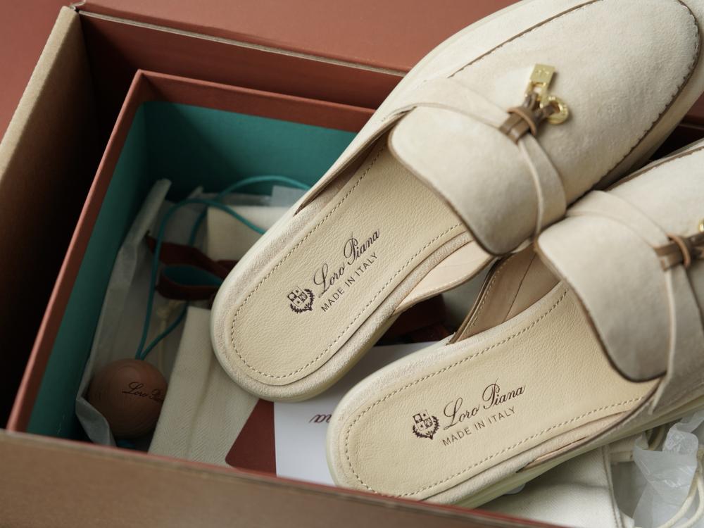 Loro Piana Charms Walk Babouche Loafer