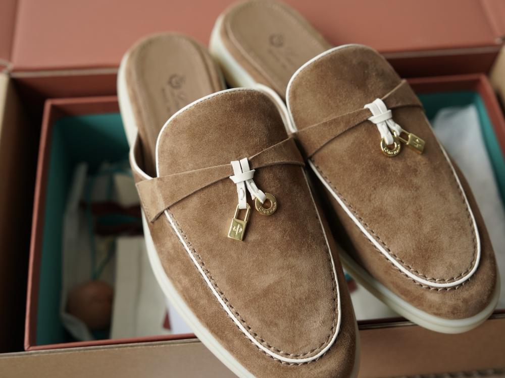 Loro Piana Charms Walk Babouche Loafer