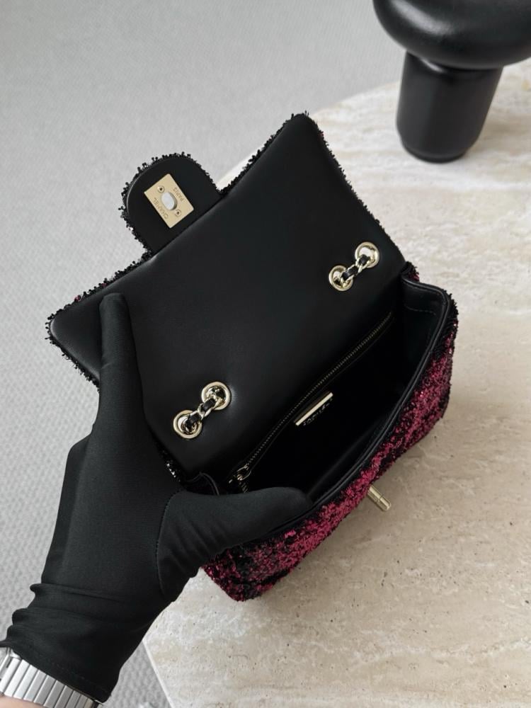 Chanel CF20 Evening Bag – Vinyl &amp; Sequin Special Edition