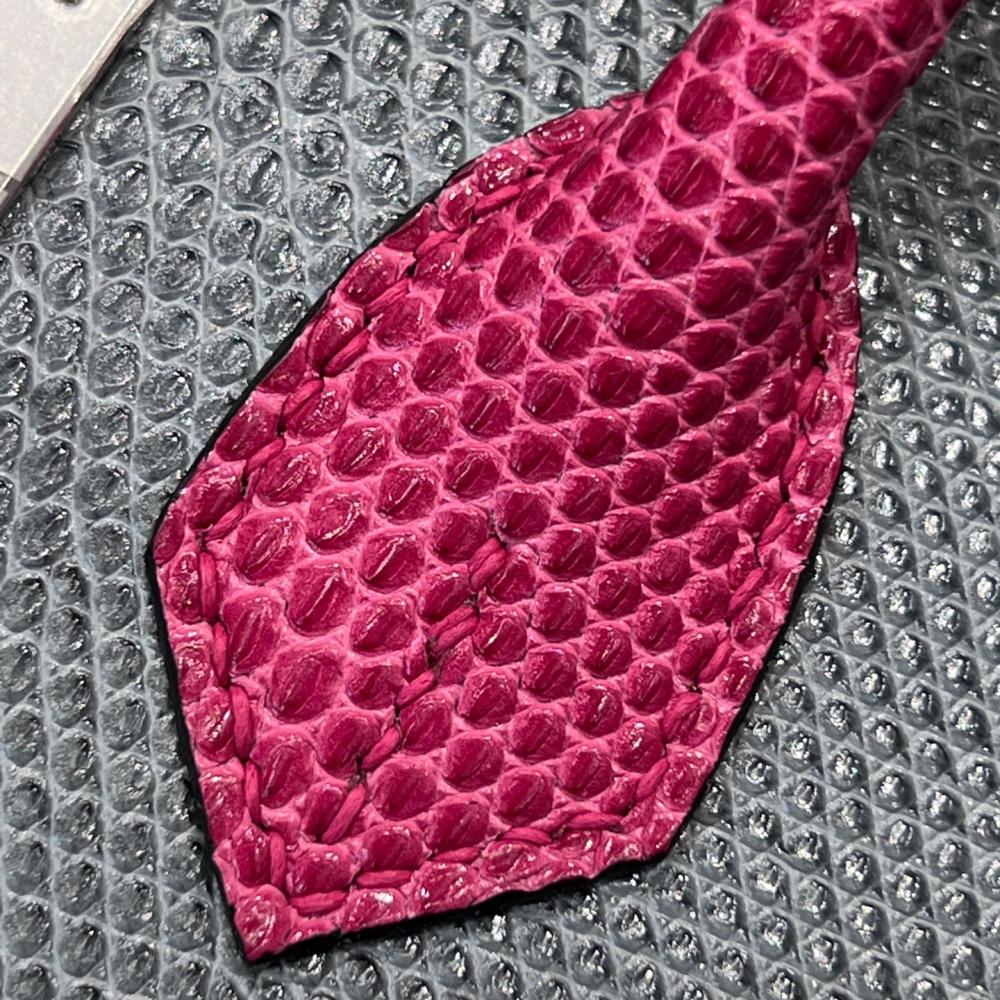 Hermès Birkin 25 Gri ve Pembe Kertenkele