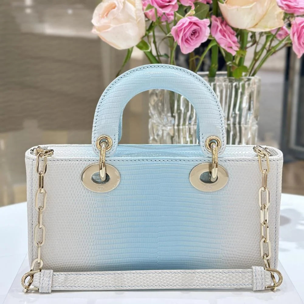 Dior Small Lady D-Joy Bag Cotton Pearl