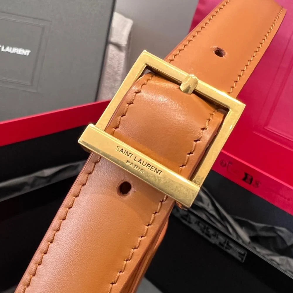 YSL Le 5 A Smooth Leather Hobo Bag