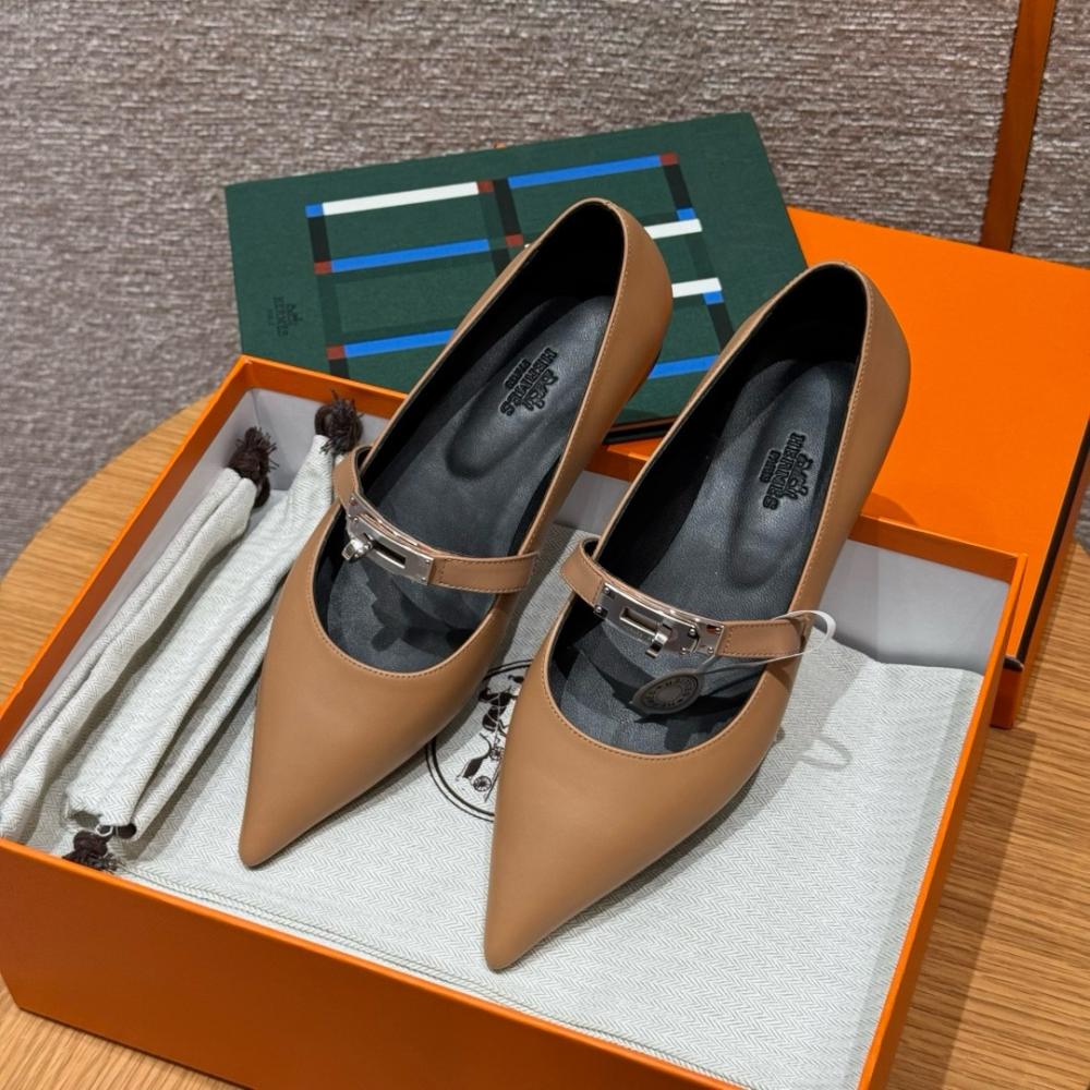Hermes Kelly Bale Ayakkabısı