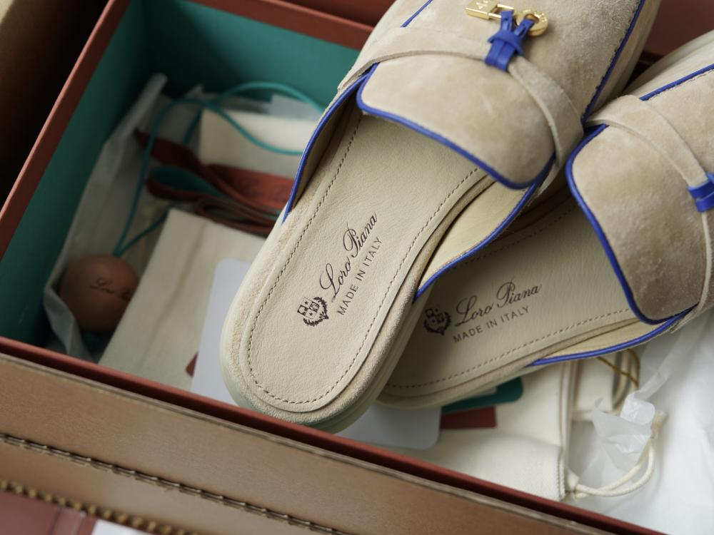 Loro Piana Charms Walk Babouche Loafer