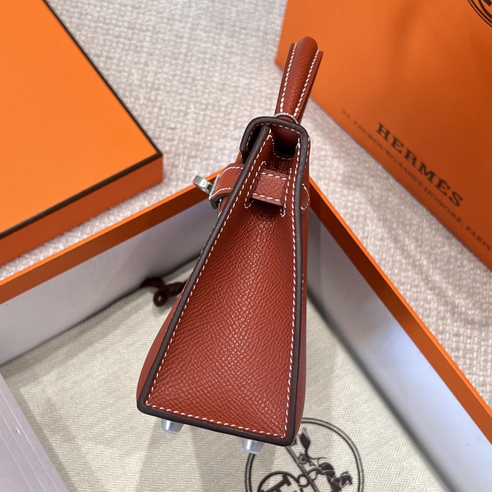 HERMES KELLY 20 MINI SELLIER ANEMONE EPSOM GOLD HARDWARE