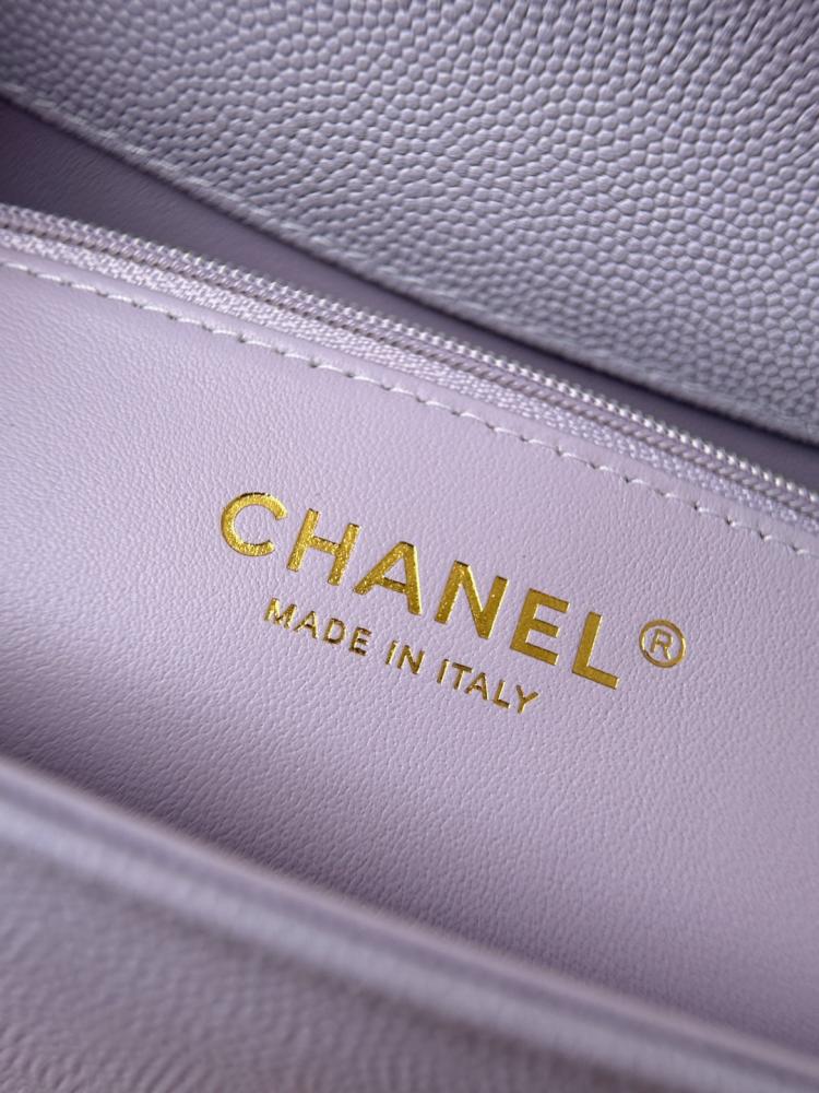 Chanel 26P Mini Shoulder Bag – Light Yellow Glossy Grained Calfskin