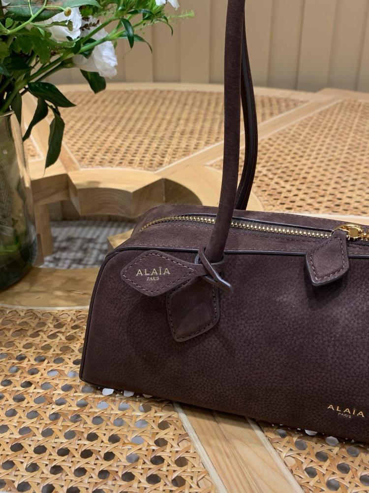 ALAÏA – Le Teckel Suede Shoulder Bags