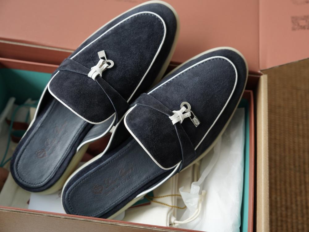 Loro Piana Charms Walk Babouche Loafer