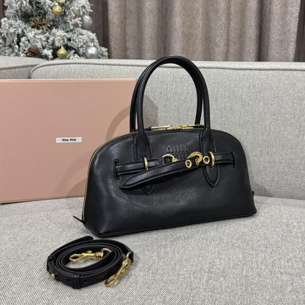 Miu Miu Aventure Top Handle Nappa Leather Bag