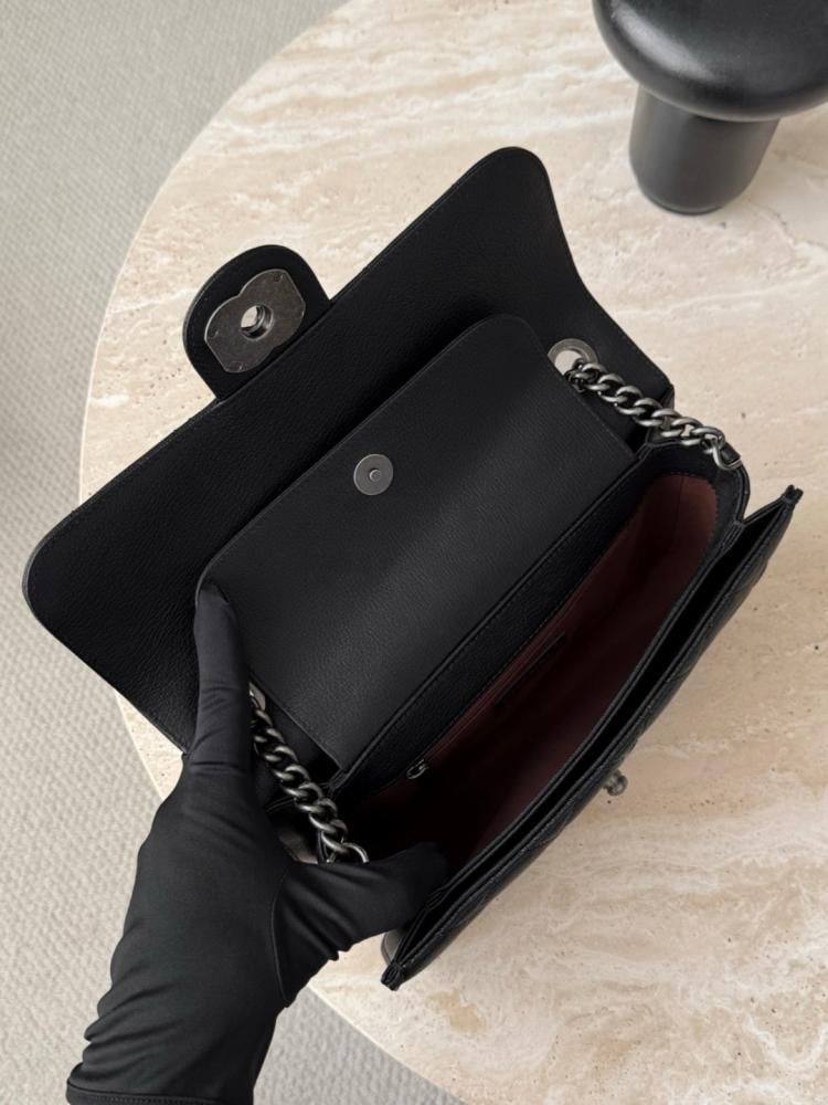 Chanel Bombay Bag – Black Quilted Leather