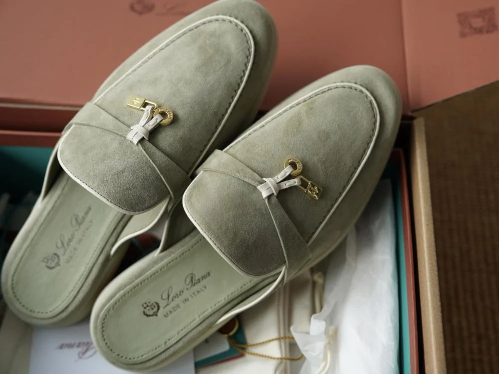 Loro Piana Charms Walk Babouche Loafer