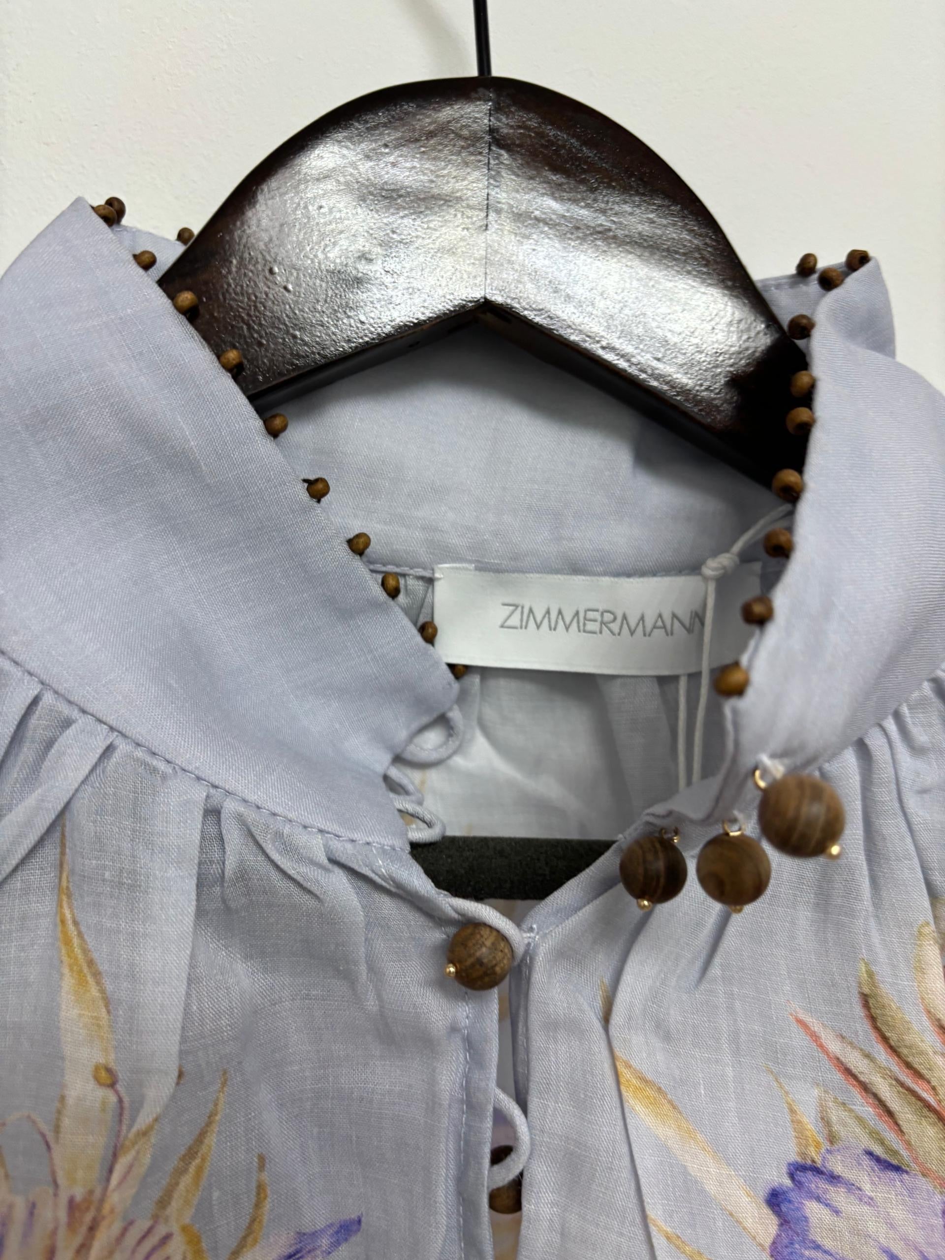 ZIMMERMAN Lantern Sleeve Shirt