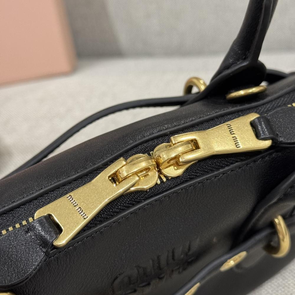 Miu Miu Aventure Top Handle Nappa Leather Bag
