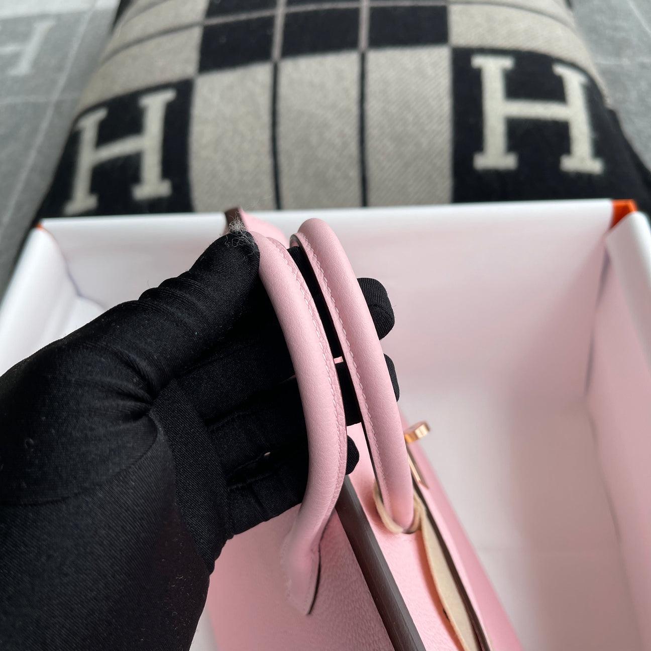 Hermès Birkin 25 Togo Deri Gül Sakura Gül Altın Donanımlı (RGHW) - Glimmer of Luxury